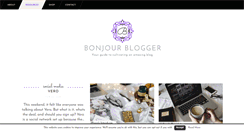 Desktop Screenshot of bonjourblogger.com